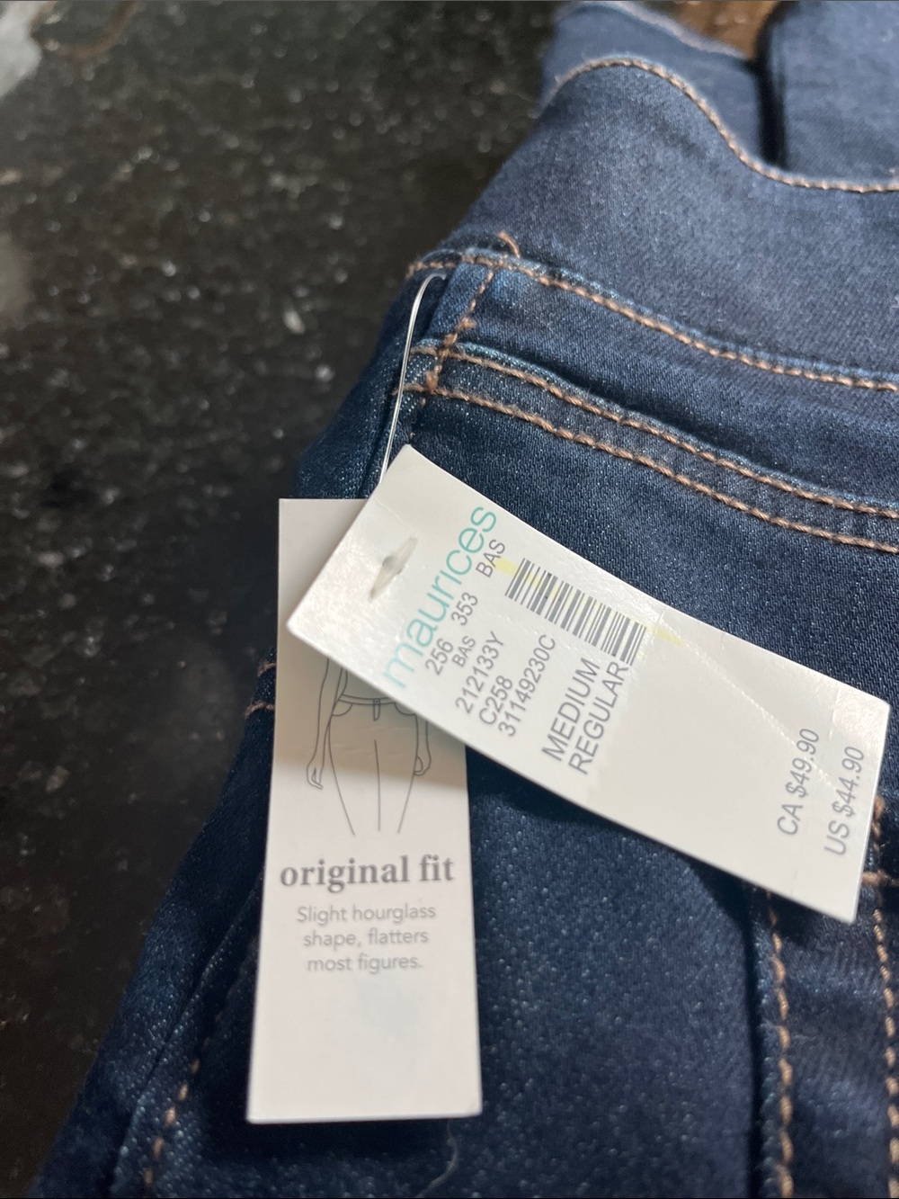 M Jeans by Maurices Cool Comfort Pull on Barely Boot High Rise Ultimate Stretch - Picture 9 of 10